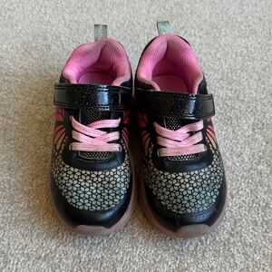 Kids' Black and Pink Shoes